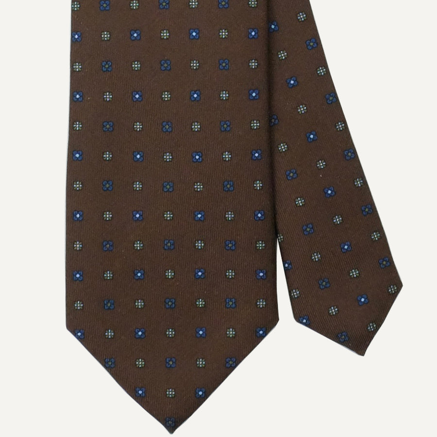 Brown Foulard Tie