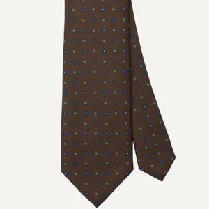 Brown Foulard Tie