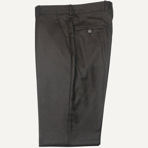 Dark Brown Flannel Dress Trouser