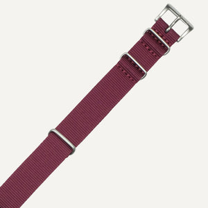 Burgundy NATO Watch Strap - 18mm