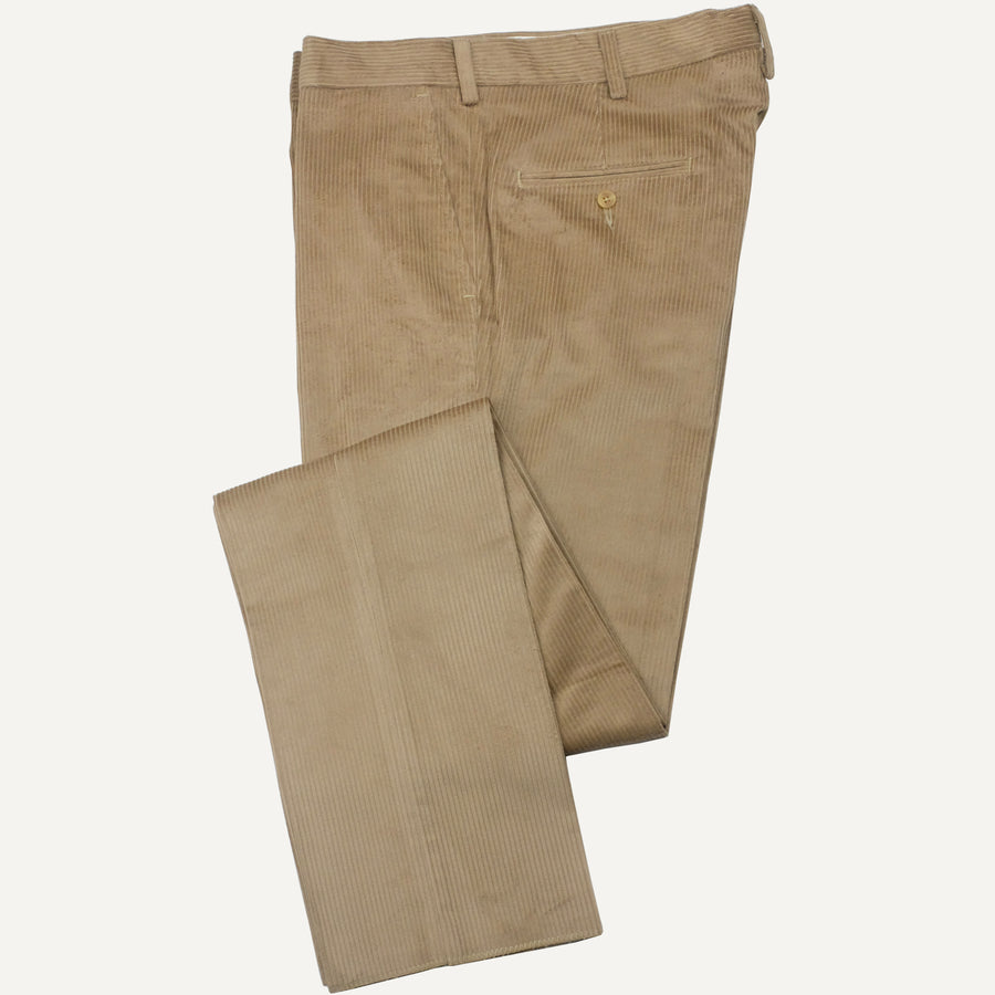 Fawn Cotton Corduroy Trouser