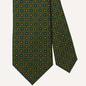 Green Foulard Tie