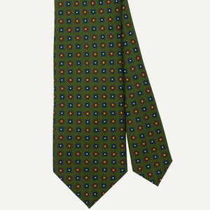 Green Foulard Tie