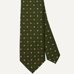 Green Medallion Tie