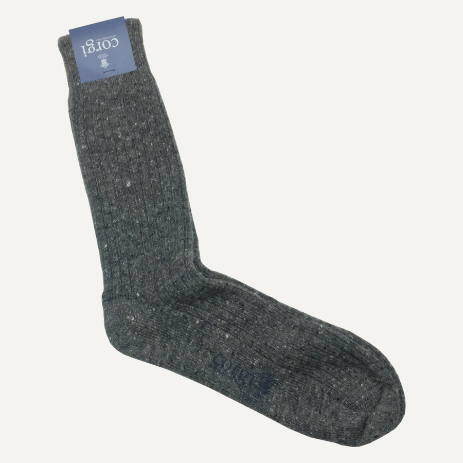 Grey Mix Donegal Boot Sock