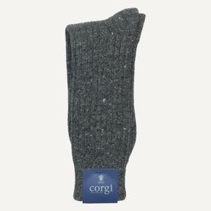 Grey Mix Donegal Boot Sock