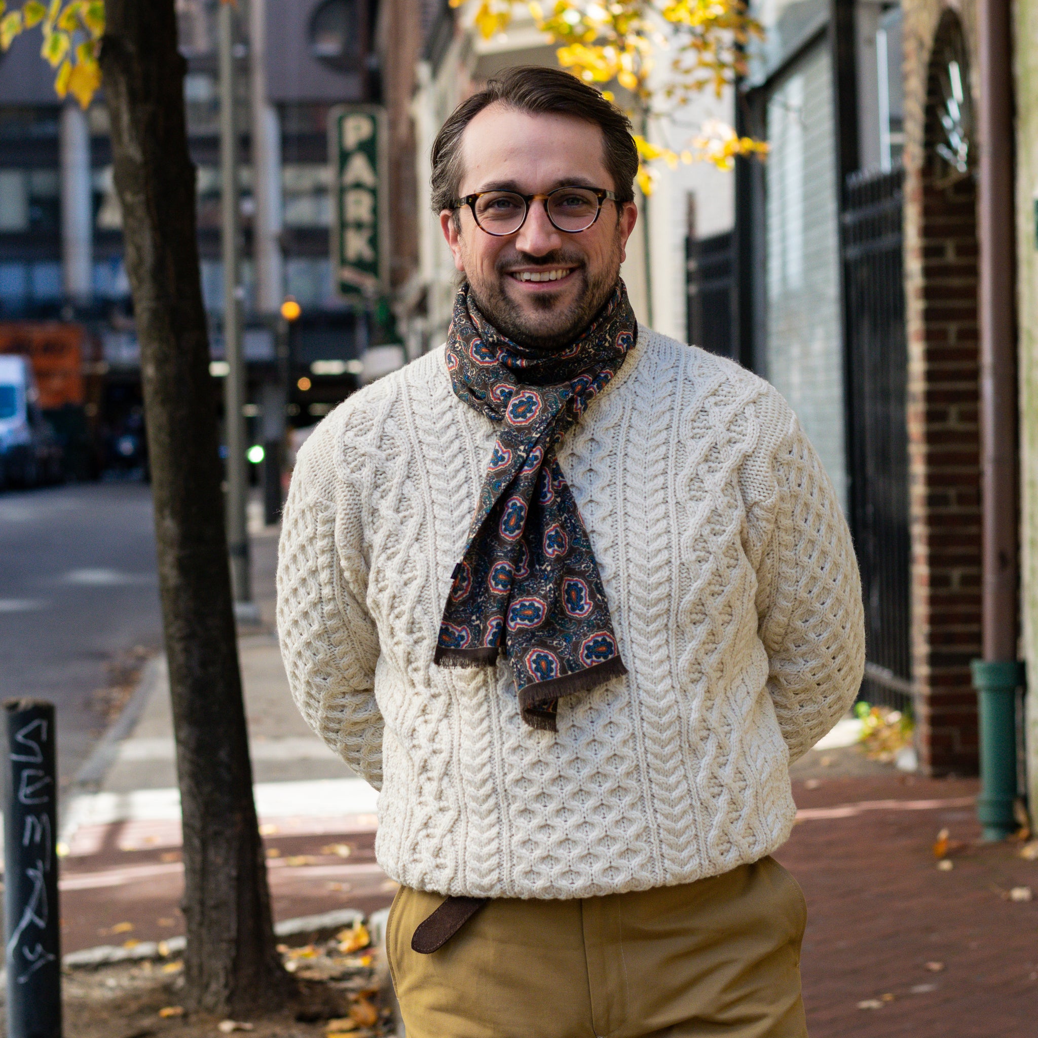 A Heavy-Duty Fisherman Sweater Is the Only Layer You Need Right