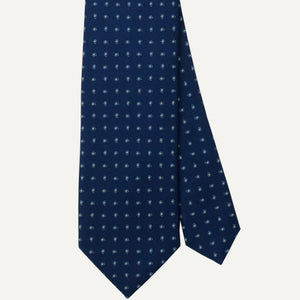 Navy Mini Paisley Tie