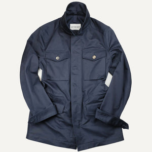 Navy Tennyson Cotton Field Jacket